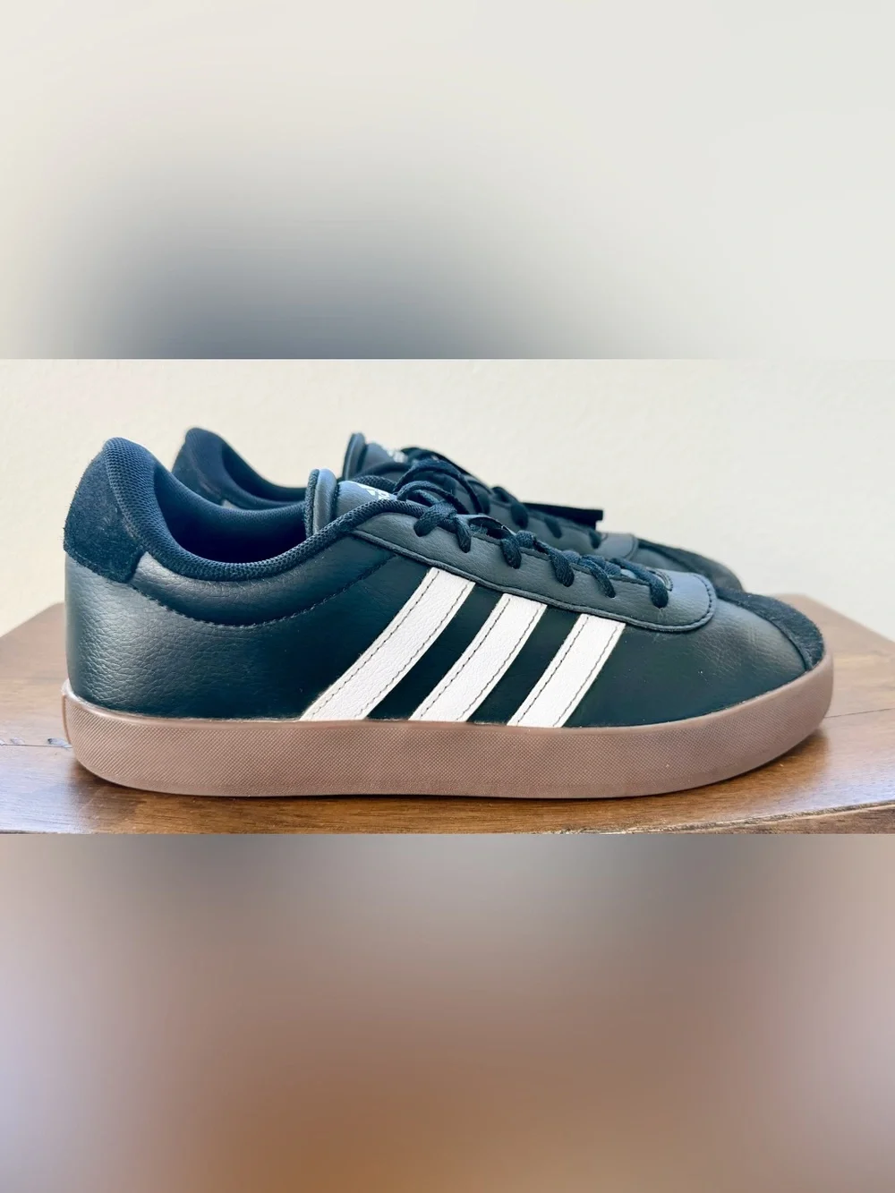 Adidas VL Court 3.0 Big Boys Sneakers Black